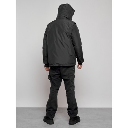 Luy jacket transformer male winter, size 50, black color-18