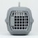 Carriage for animals plastic 47x32.5x30 cm, gray