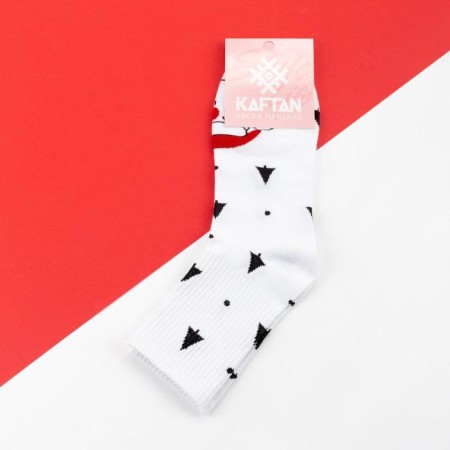 New Year's socks KAFTAN "Santa Claus" p. 36-39 (23-25 ​​cm)-2