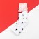 New Year's socks KAFTAN "Santa Claus" p. 36-39 (23-25 ​​cm)