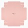 Box Gift folding carrion for colors, packaging, “peach”, 20 x 20 x 4 cm