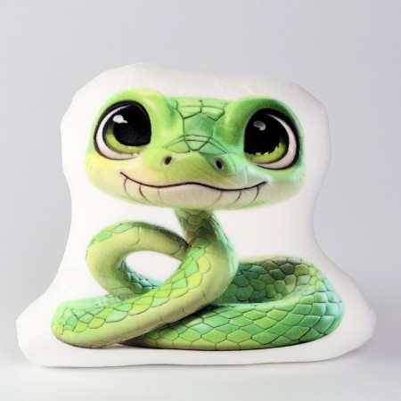 New Year. Antistress toy "Snake" Green-5