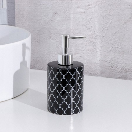 Morocco shared dispenser for liquid soap, 380 ml, black color-2