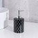 Morocco shared dispenser for liquid soap, 380 ml, black color