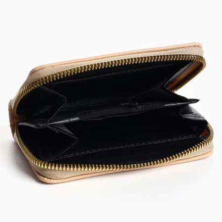 Youth wallet "Nazamok" 12.5x9x2 cm, beige color-5