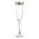 A set of glasses for champagne Asio, decor “Panto Platinum, Gold Gold”, 190 ml X 6 pcs.