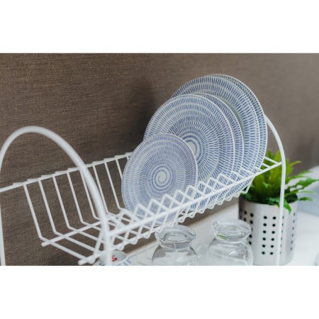 Drying Dishes 2-tier "Lux", 40 × 24 × 35 cm, white color-5