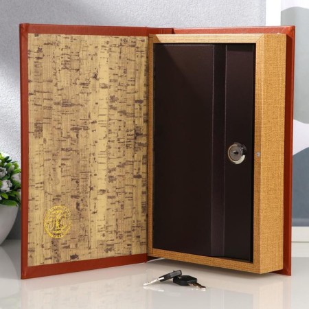Safe wood book "Family relic" to the leatherette 26x17x5 cm-3