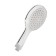 A set of showers for stationary zein mixers, square shape, plastic, white/chromium