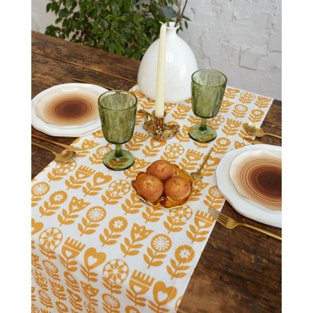 Walking on the Ethel -Garden 40x149cm table, 100% HL, sarzha 190 g/m2-1