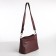 Cross-Bodi bag with zipper, dark pink color