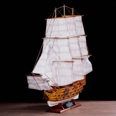 Ship "Victoria", 79x73 cm-5