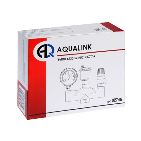 Aqualink security group, for heating boilers, 1 ", 3 bar-5