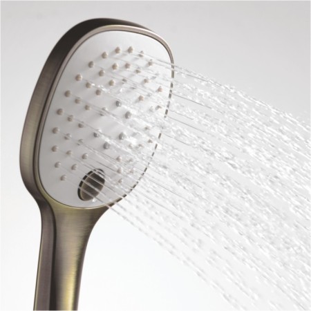 Shower watering can Wasserkraft A050, 3 modes, ABS plastic, bronze-3