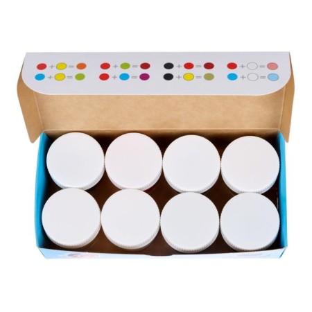 Gouache 8 colors x 15 ml "magic palette" (7 classic + 1 gold)-4