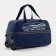Road bag on wheels, a lightning department, with an increase, an outer pocket, blue color