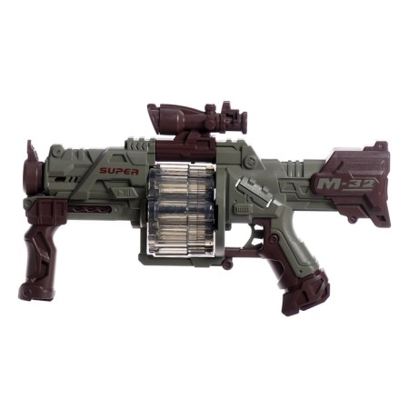 Blaster "M32", shoots soft bullets-7