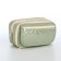 Cosmetic bag on lightning, green color