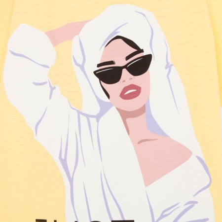 Пижама для девочки KAFTAN "Selfie", рост 164-170, цвет жёлтый/чёрный-16