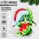 Cross-stitch. Toy "Dragon in a scarf"