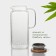 A jug with a bamboo cover "Eco" 2l, 14.5x10.5x25cm