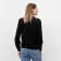 Female sweatshirt, black color, size 44