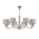 Maytoni ARM526PL-08GR, E14, 8x40 W, 850x850x1420 mm, gray