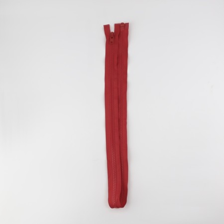 Lightning "Tractor", No. 8, connective, 2 locks, locks automatic, 100 cm, red color-2