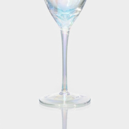 Glass glass for the wine Magistro "Pearls", 400 ml, pearly color-2