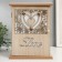 Keywood tree 6 hooks "Heart in flowers" 26.5x20.8x6.3 cm