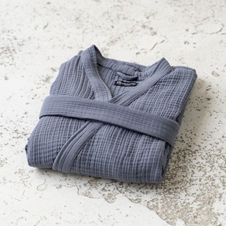 Shifu robe, size m, dark blue color-4