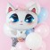 Foil ball 32 ’’ “white kitten”, figure, 1 pc.