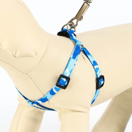 Camouflage set, kapron, leash 120 x 1 cm, fire 21-35 cm, blue-blue-1