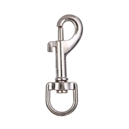 Carabiner with a semicircular base, 5 cm (eyeless width 1.1 cm)