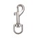 Carabiner with a semicircular base, 5 cm (eyeless width 1.1 cm)