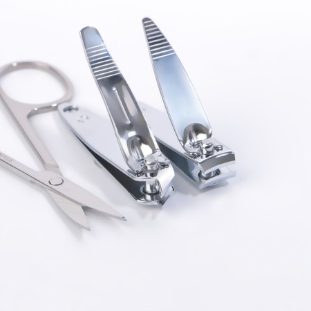 Manicure set "Metallic", 6 items, in case, color mix-5