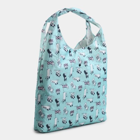 Permanent bag on the button, the color is blue-1