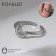 The Ring "Crescent" was minimal, the color is silver, dimensionless