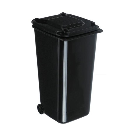 Container for small garbage, 8 × 10 × 15.5 cm, black