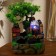 Fountain "House at the Pond" 13x17x27 cm (with backlight)