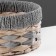 Stellazhnaya basket "Kolos", D255 S255 B120, beige, gray