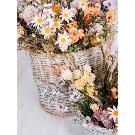 Artificial flower "Coreopsis", height 55 cm, color light orange-2