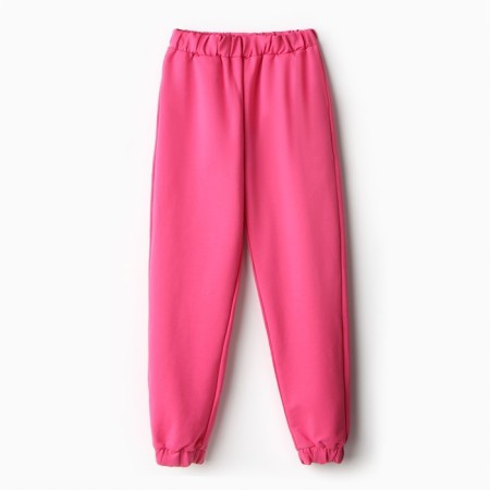 Pants for girls, raspberry color, height 152 cm-4