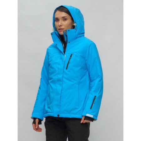 Ski suit female, size 42, blue color-23