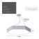 LED LED Geometria Hexagon 38W 4000K 4000 LEP IP40 60x60x8 White