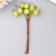 Decor for creativity "Berries light green" 1 bouquet = 10 berries d = 1 cm 10 cm