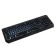 Kumo Base K59 keyboard, wired, membrane, 104 keys, USB, backlight, black