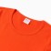 T-shirt female o-shaped neckline, orange color, size 50