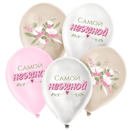 Latex ball 12 "The most tender", 50 pcs.-1