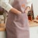 Apron Ethel "plain" cell 65 x70cm, 100% p/e